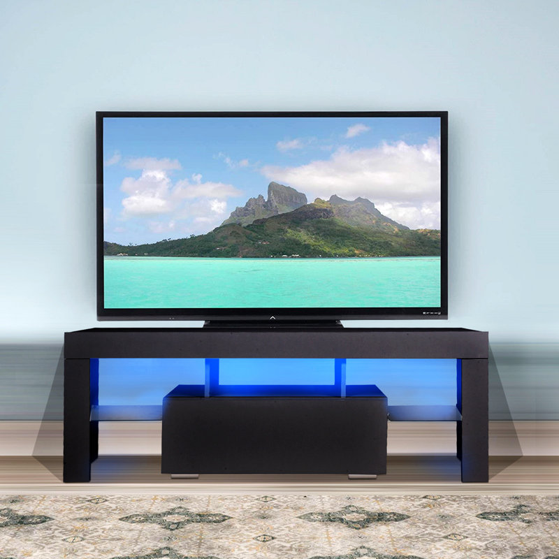 TV Stand with Storage 43 inch LED Modern TV Media Console Entertainment Center with Drawer TV Cabinet for Living Room Bedroom Wrought Studio